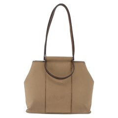 Hermes Cabag Elan Toile and Leather