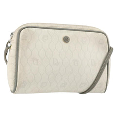 Christian Dior Vintage Honeycomb Shoulder Bag Canvas