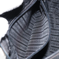 Prada Front Zip Messenger Bag Tessuto