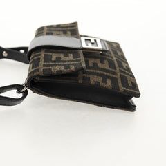 Fendi Baguette Convertible Belt Bag Zucca canvas