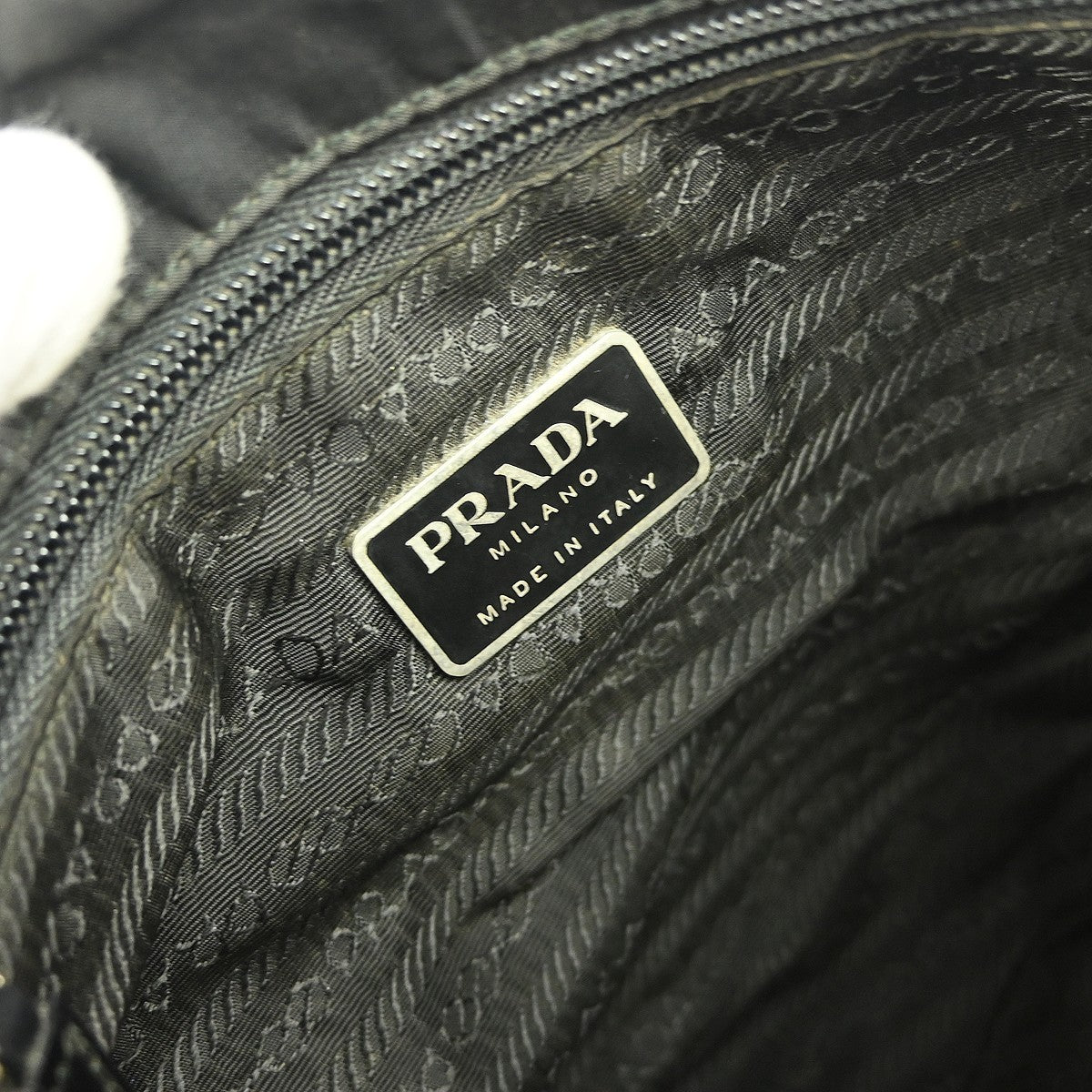 Prada Buckle Messenger Bag Tessuto