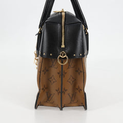 Louis Vuitton City Malle Handbag Reverse Monogram Canvas and Leather