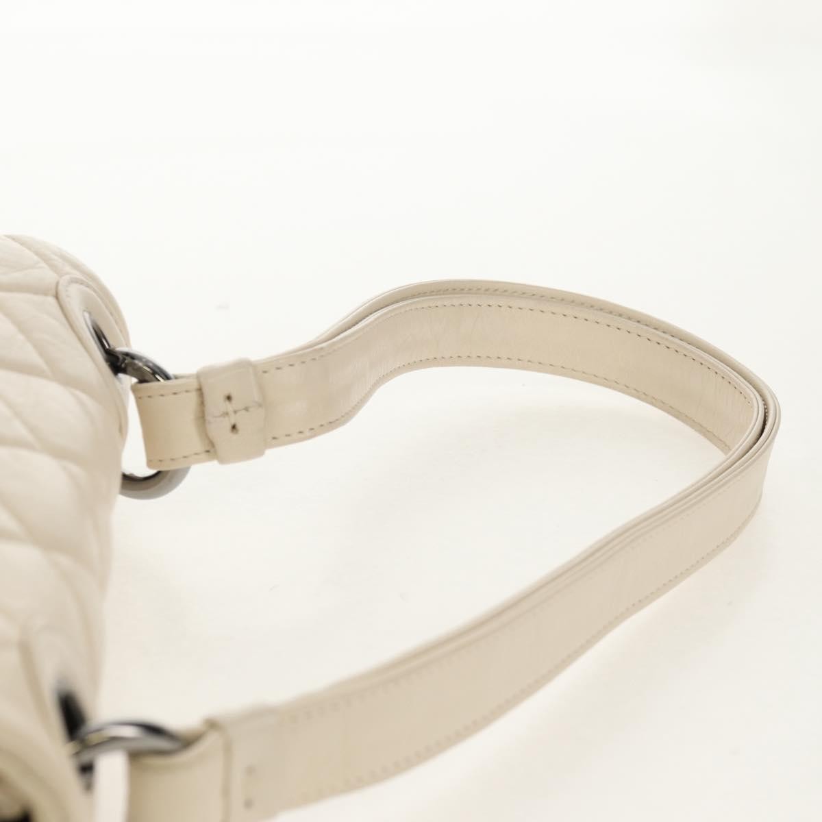 Chanel Padded Envelope Flap Bag Quilted Aged Calfskin