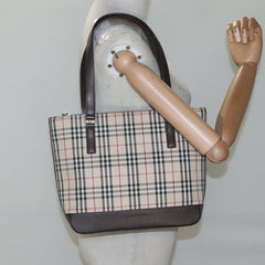 Burberry Nova Check Tote canvas check pattern