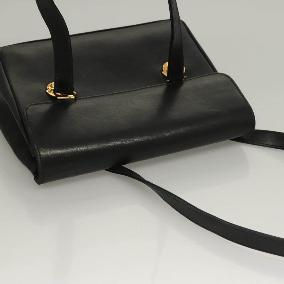 Versace Vintage Flap Shoulder Bag Leather