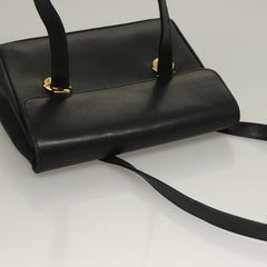 Versace Vintage Flap Shoulder Bag Leather
