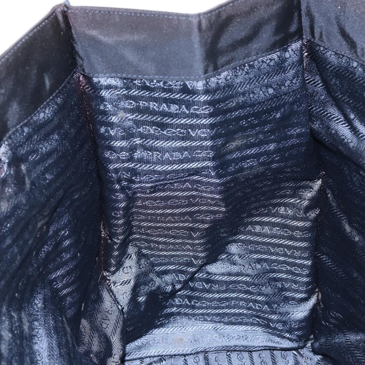 Prada Metal Handles Tote Tessuto