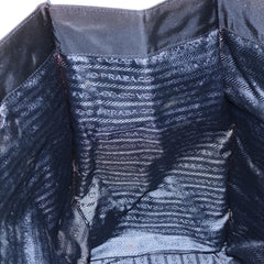 Prada Metal Handles Tote Tessuto
