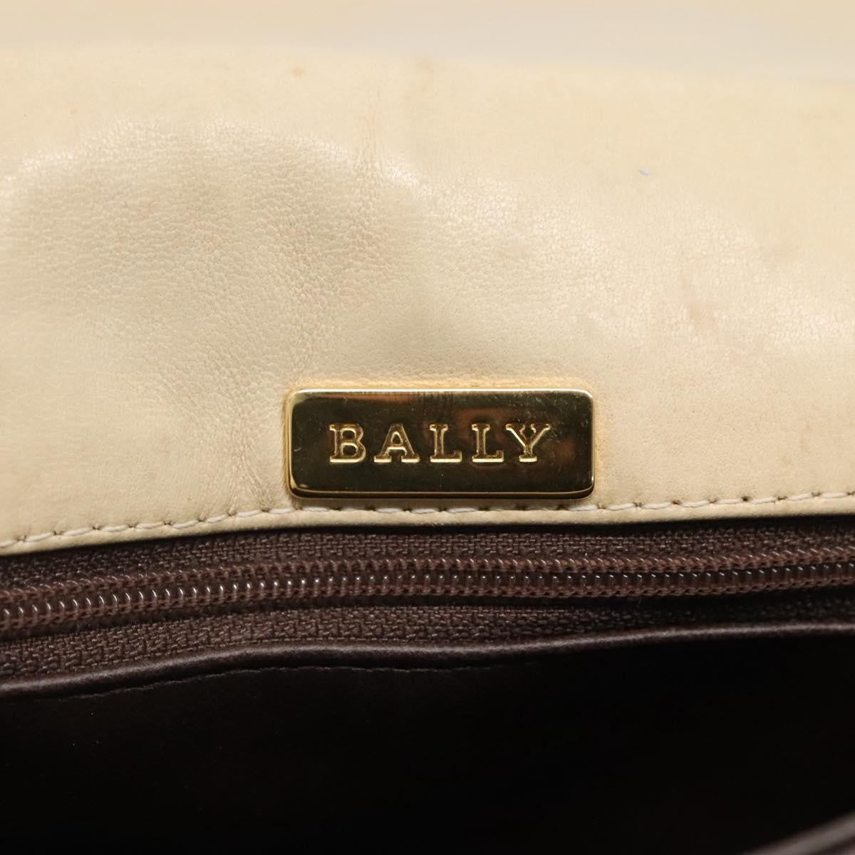 Bally Vintage Chain Shoulder Bag Quilted Leather