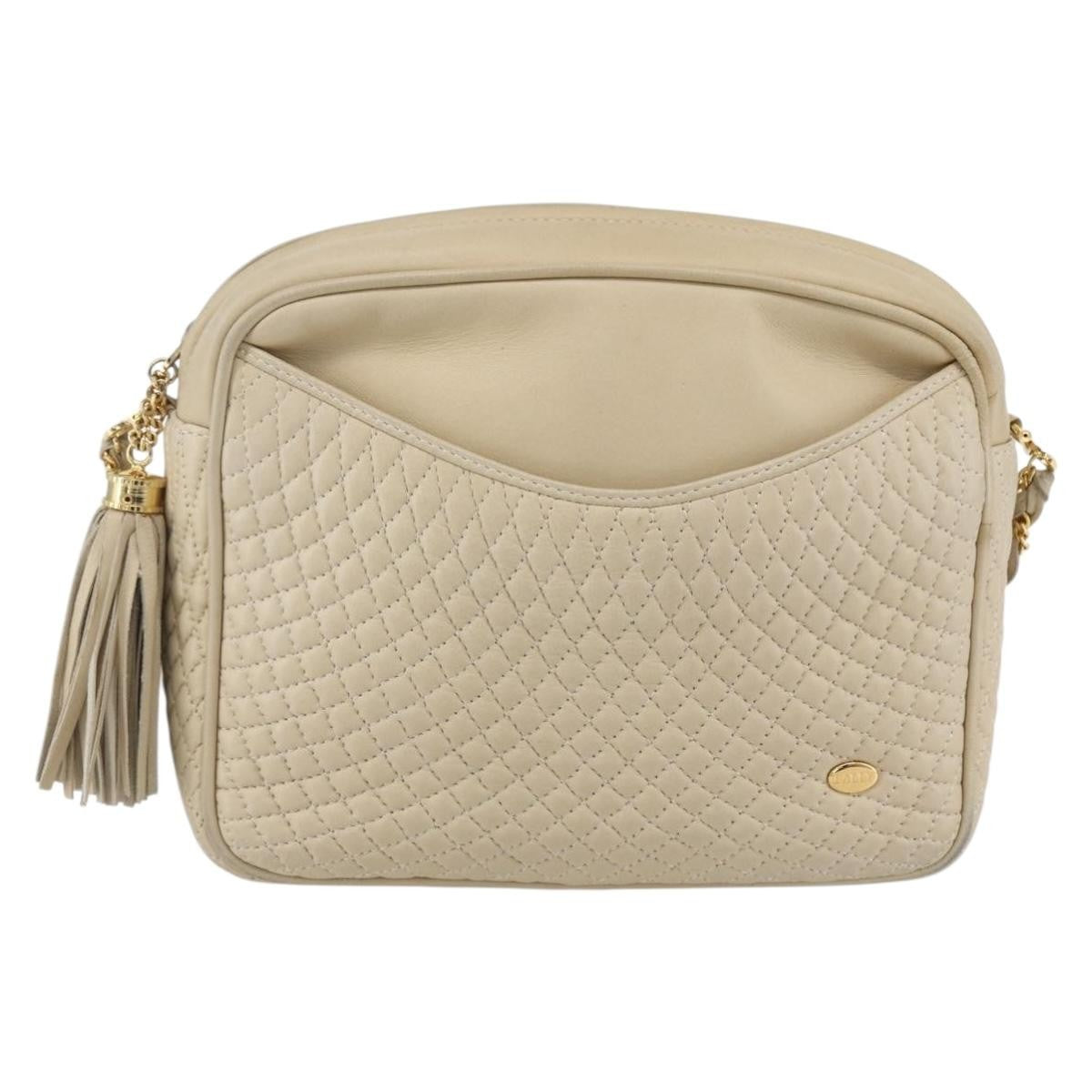 Bally Vintage Shoulder Bag Quilted leather