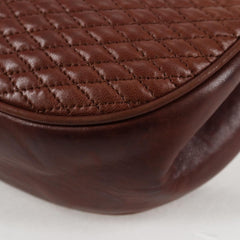 Bally Vintage Chain Shoulder Bag Quilted Leather
