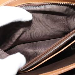 Gucci Vintage Flap Crossbody Bag Leather