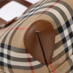 Burberry Nova Check Tote Canvas and Leather