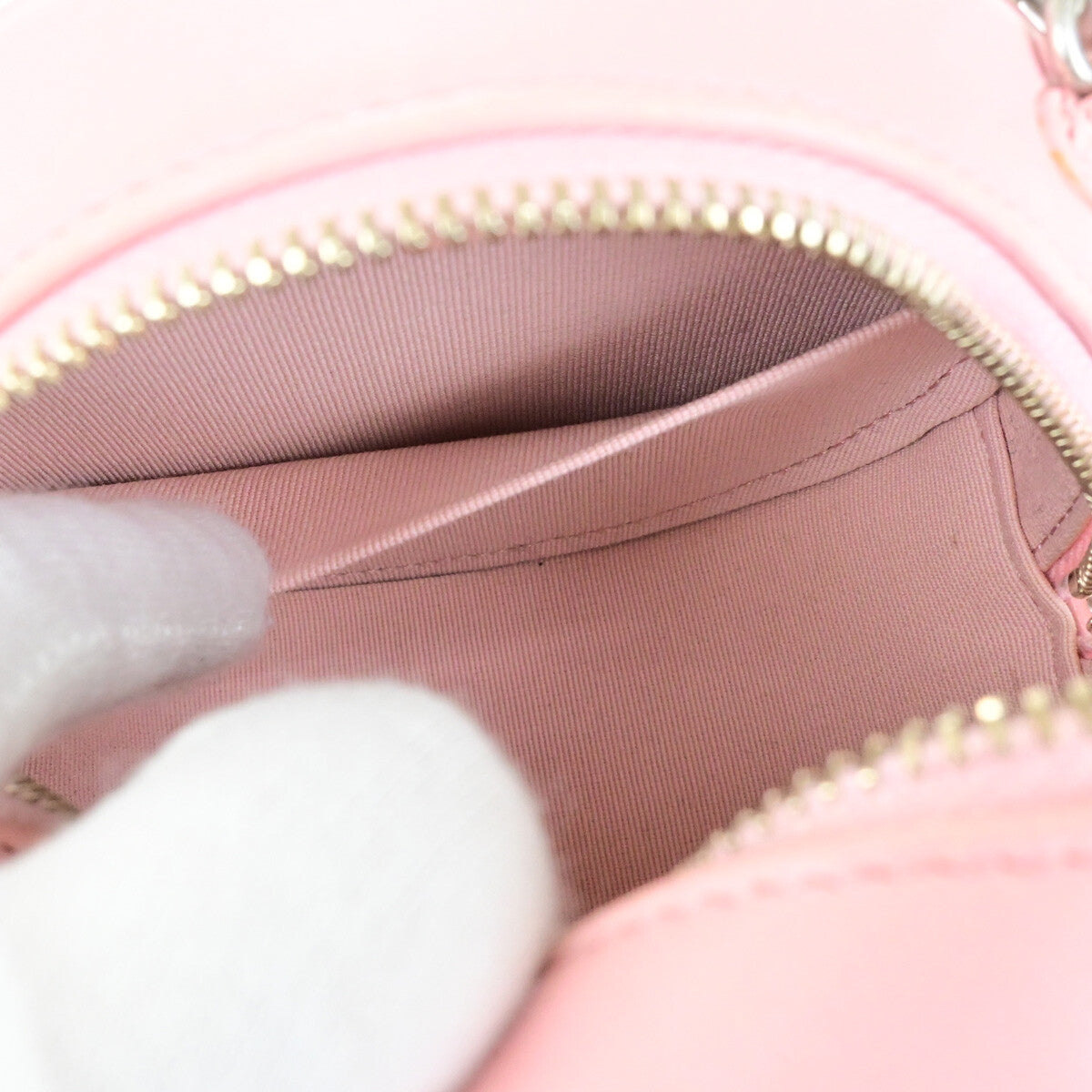 Chanel 19 Round Clutch with Chain Quilted Leather