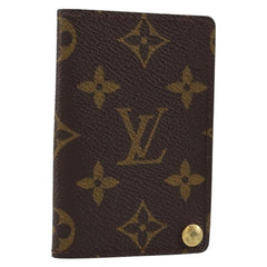 Louis Vuitton Porte Cartes Pression Card Case Monogram Canvas