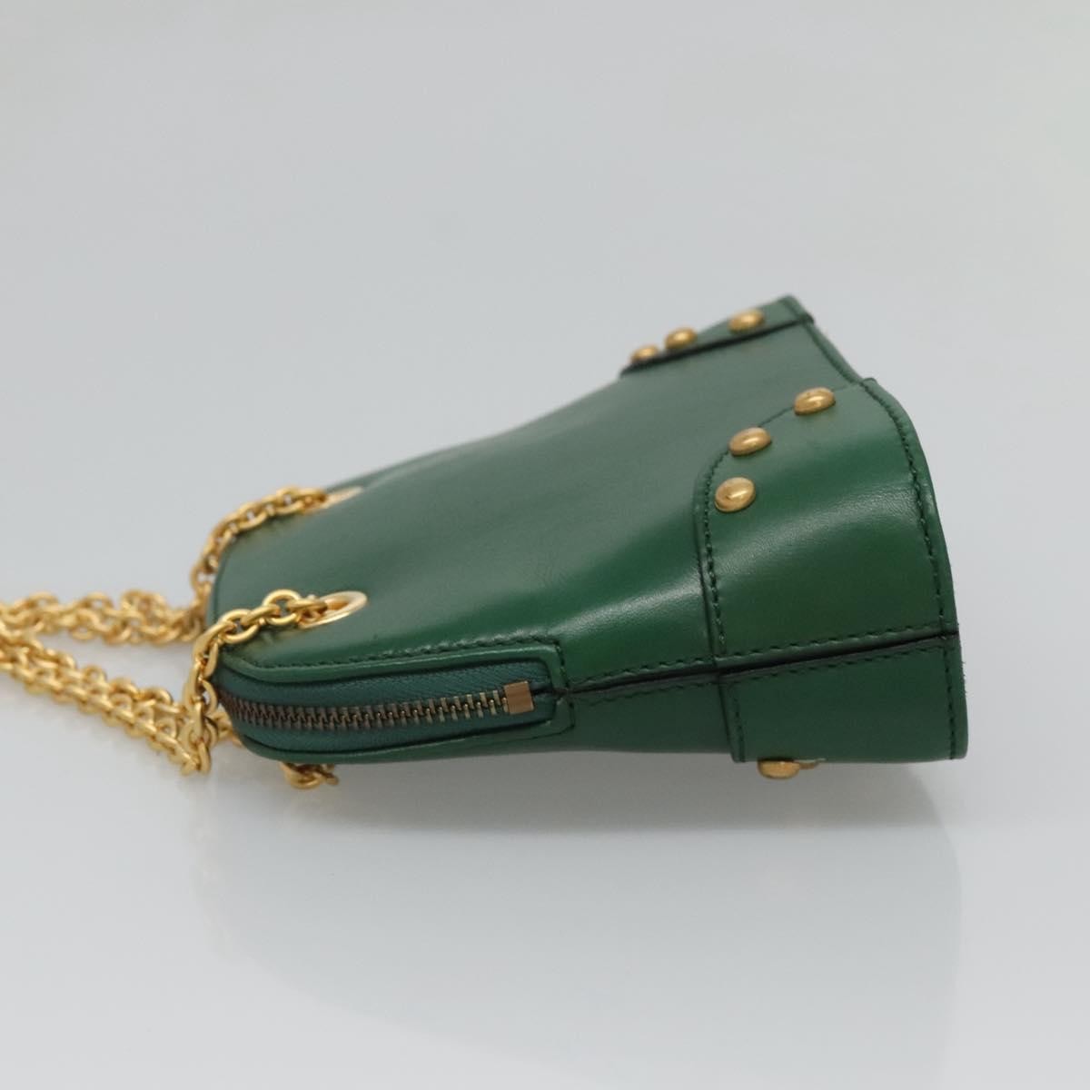 Celine Chain Shoulder Bag Leather