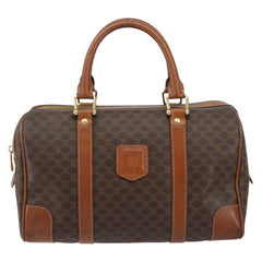 Celine Vintage Macadam Boston bag Canvas