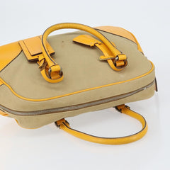 Prada Bowler Bag Canvas with Leather