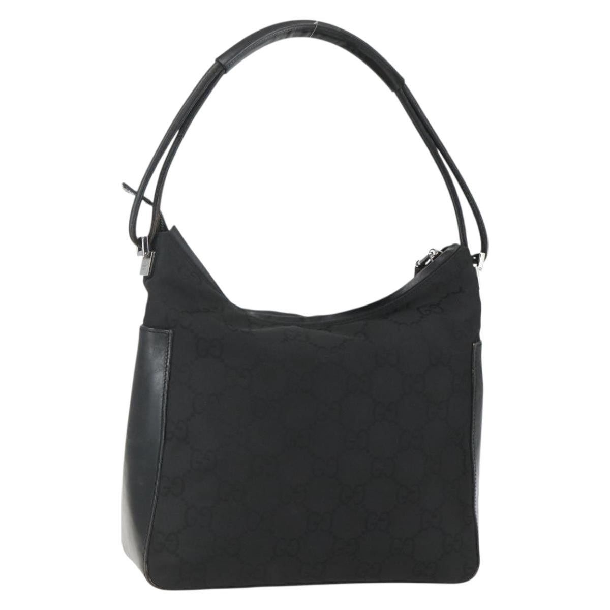 Gucci Vintage Zip Hobo GG Canvas and Leather