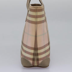 Burberry Nova Check Tote Canvas and Leather