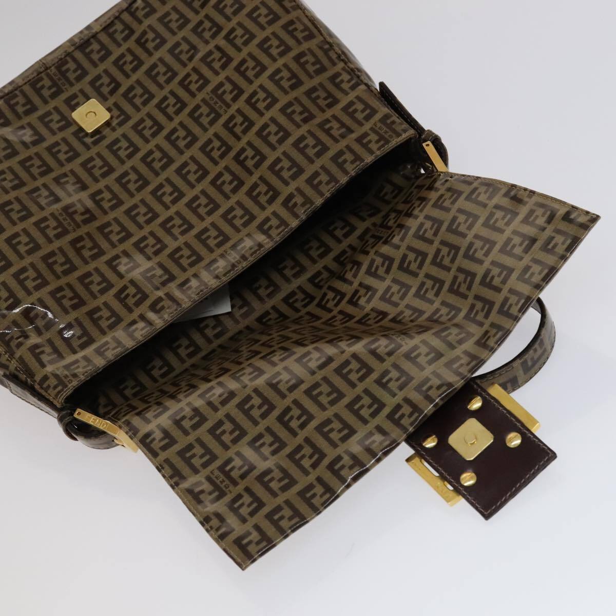 Fendi Mamma Baguette Zucca canvas