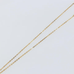 Christian Dior Round Logo Pendant Necklace Metal