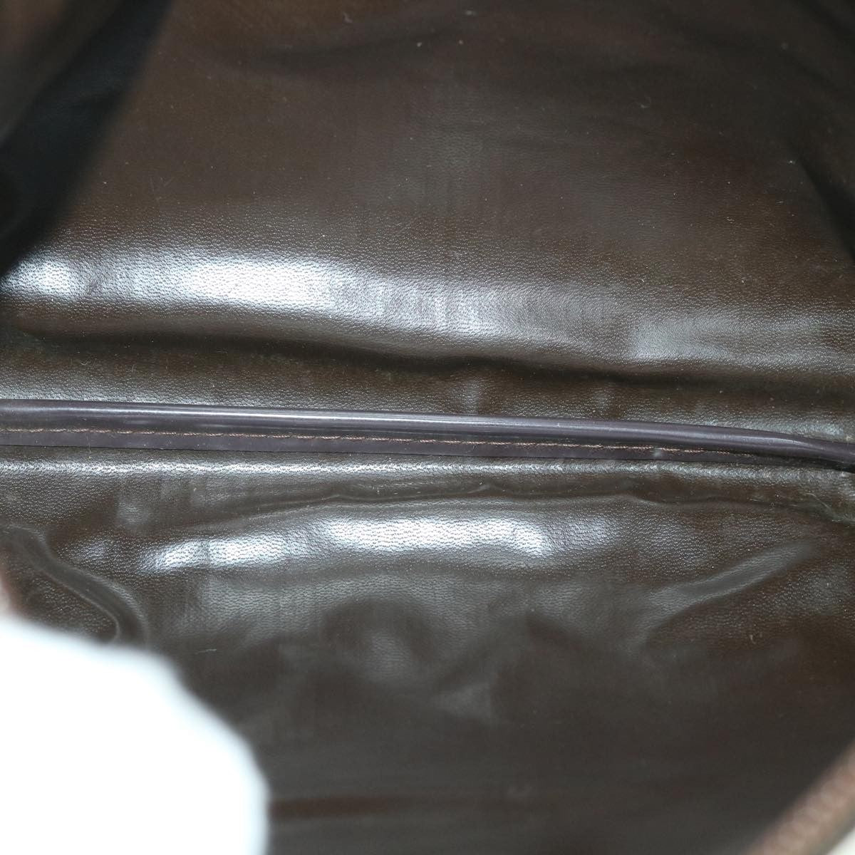 Burberry Nova Check Chain Satchel Leather