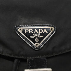 Prada Buckle Backpack Quilted Tessuto