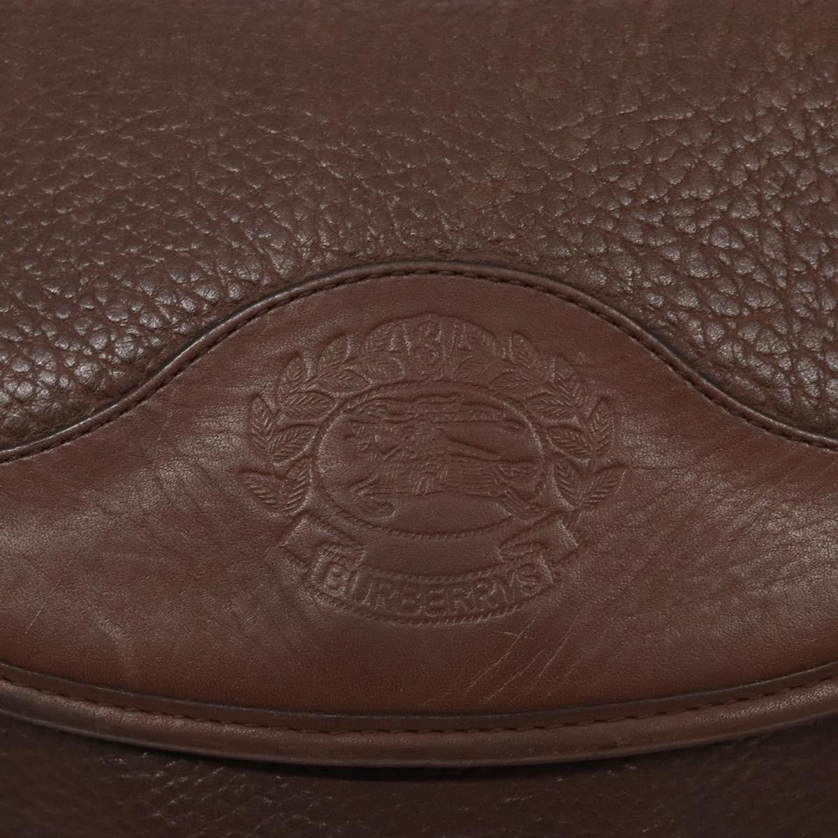 Burberry Flap Shoulder Bag Leather