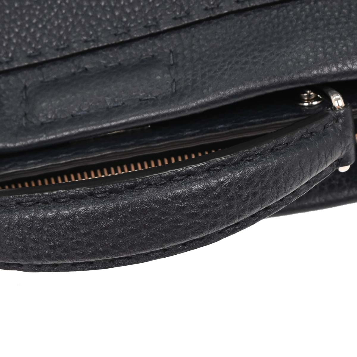 Fendi Faces Selleria Peekaboo Bag Leather