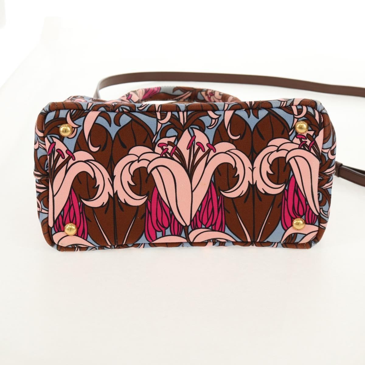 Prada Canapa Open Tote Canvas