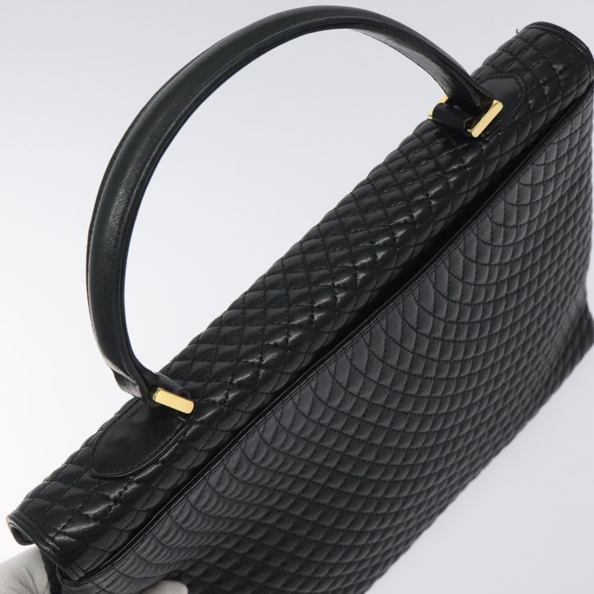 Bally Vintage Handbag Quilted Leather