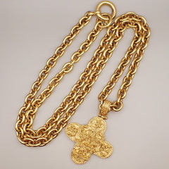 Chanel Vintage Triple CC Chain Necklace Metal