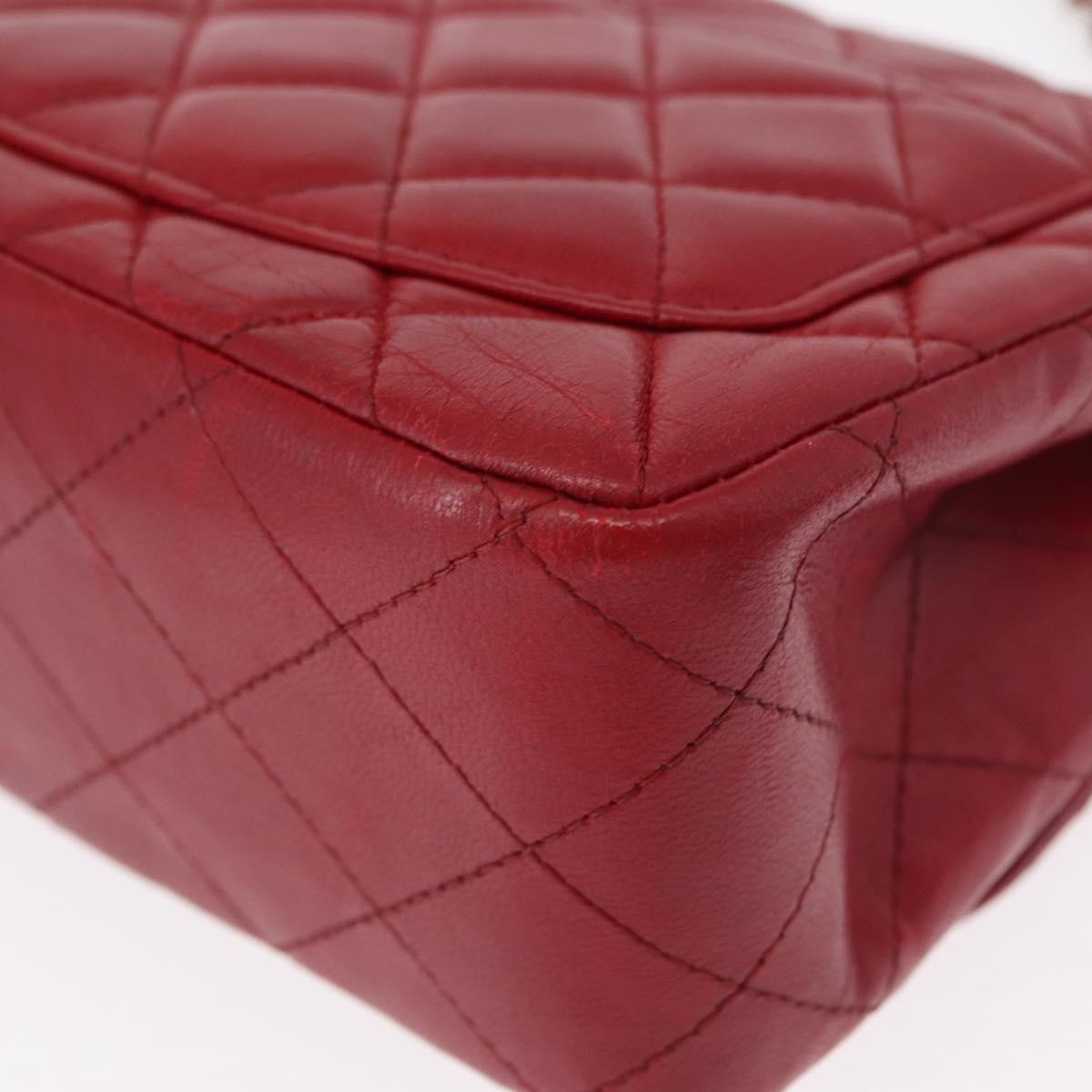 Chanel Square Classic Single Flap Bag Quilted Lambskin