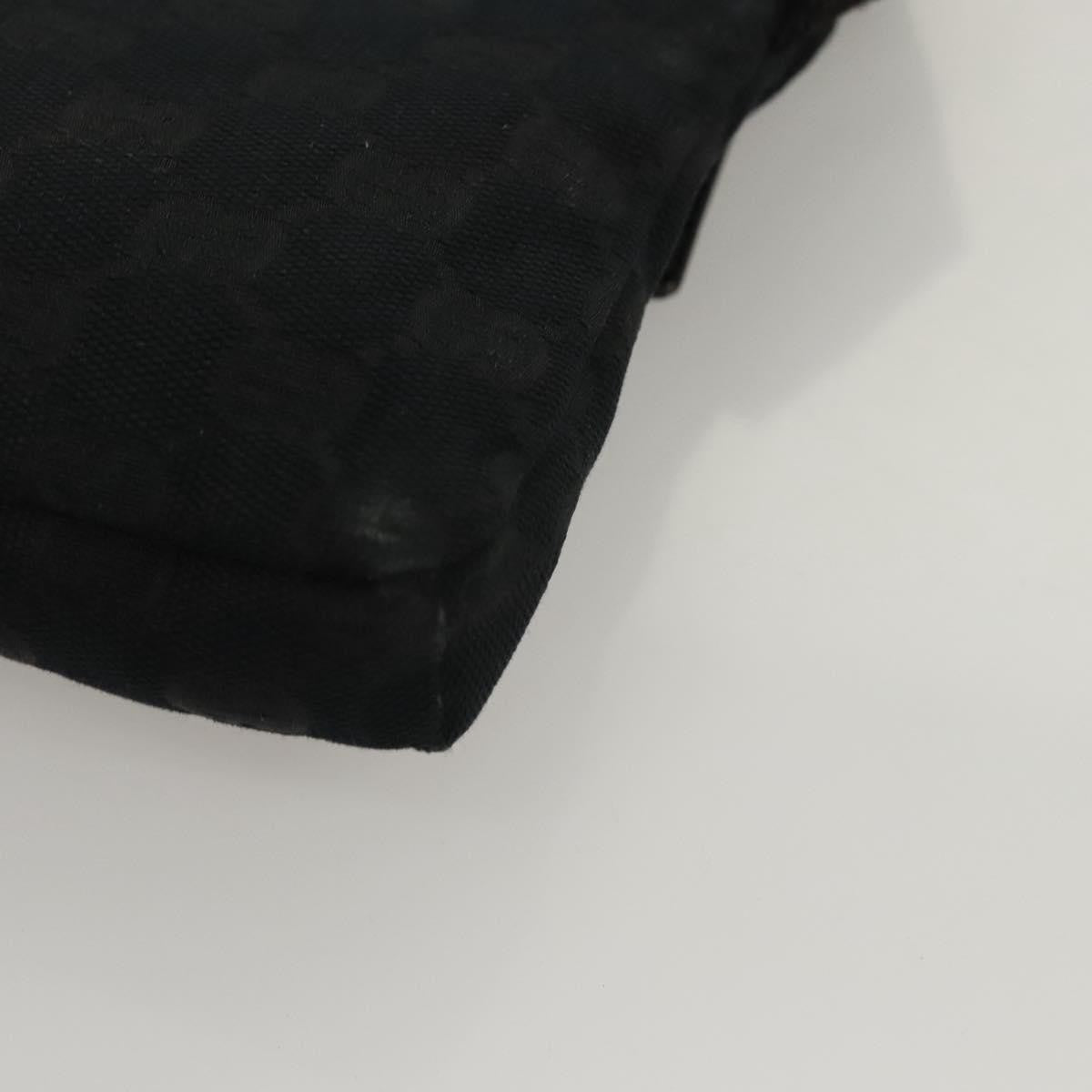 Gucci Vintage Double Belt Bag GG Canvas with Leather