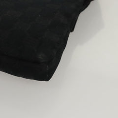 Gucci Vintage Double Belt Bag GG Canvas with Leather