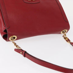 Salvatore Ferragamo Gancini Shoulder Bag Leather