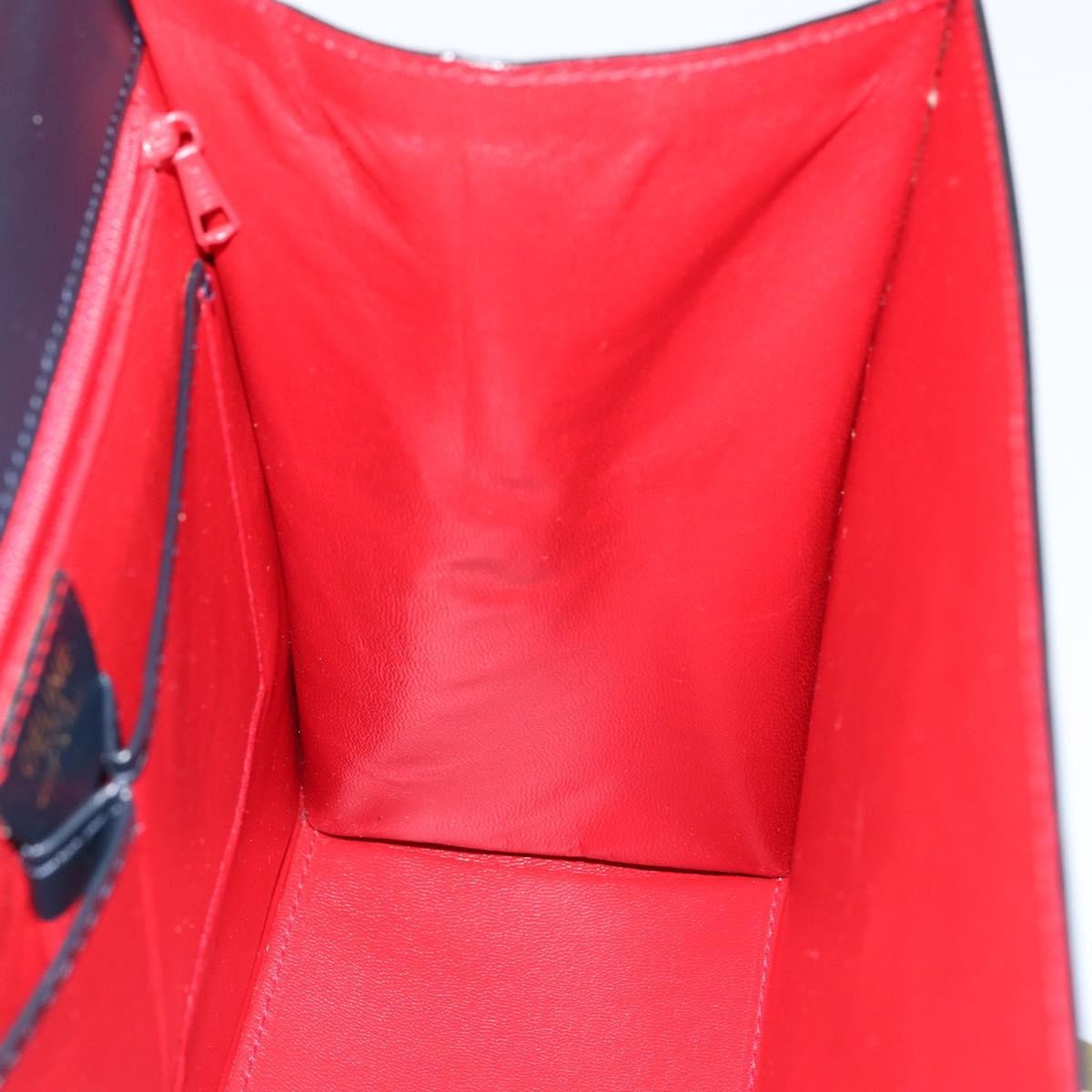 Celine Circle Logo Handbag Leather