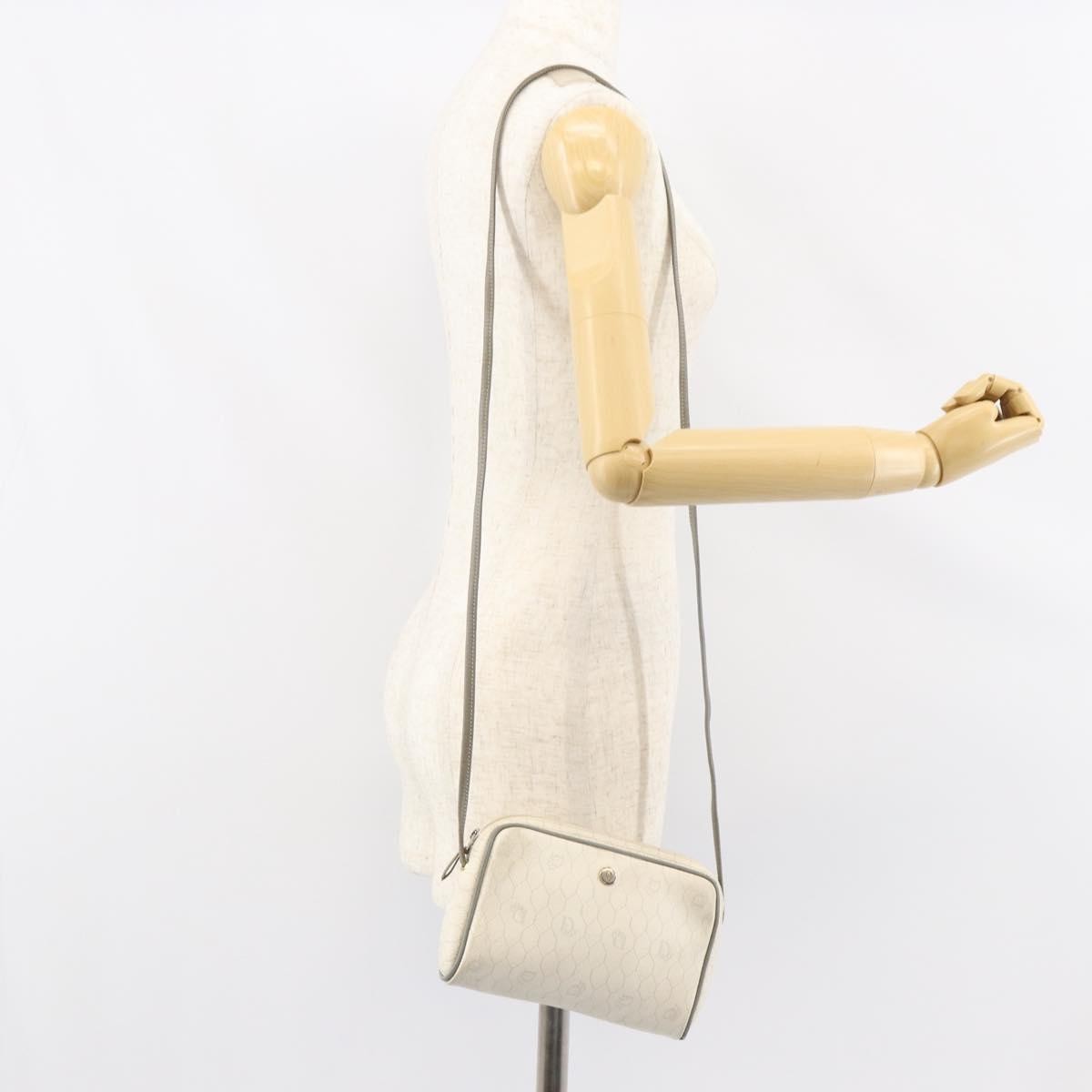 Christian Dior Vintage Honeycomb Shoulder Bag Canvas