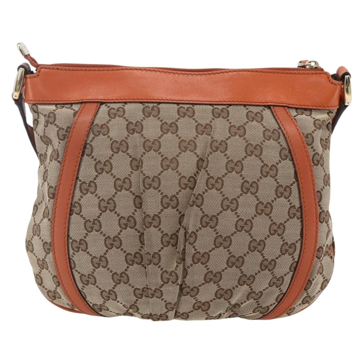 Gucci D Ring Messenger Bag GG Canvas
