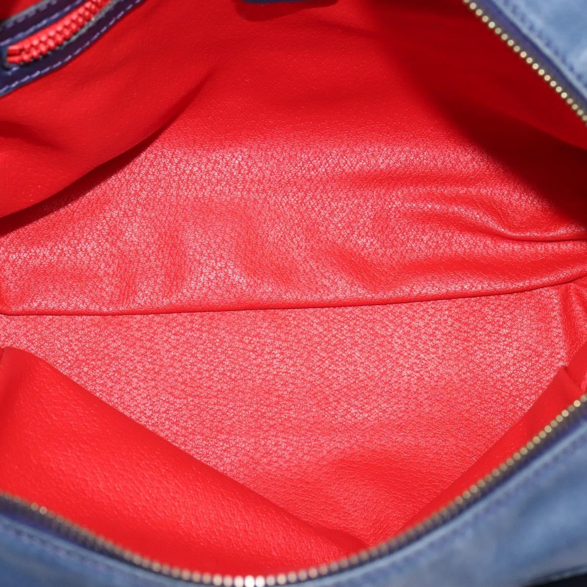 Celine Circle Logo Handbag Leather