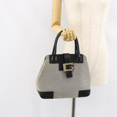 Gucci Vintage square G handbag Canvas