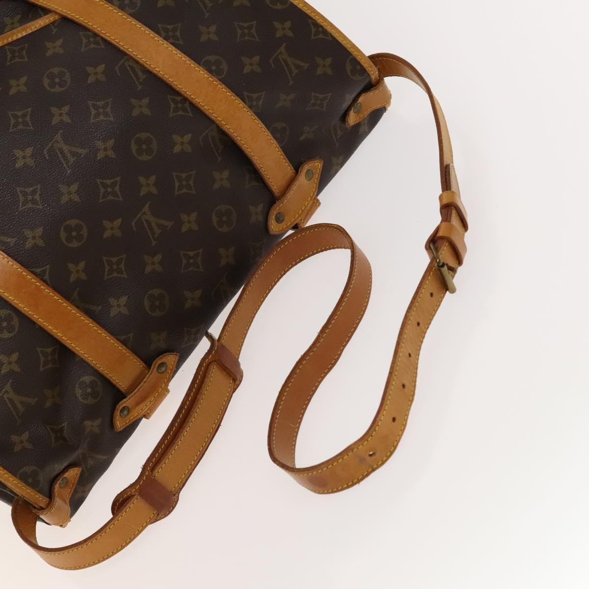 Louis Vuitton Saumur Handbag Monogram Canvas