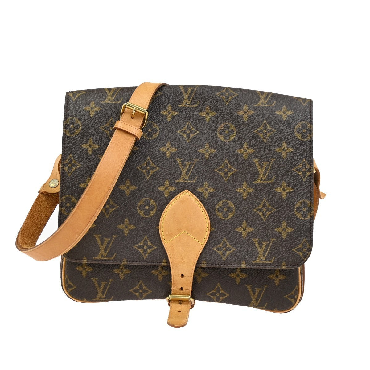 Louis Vuitton Cartouchiere Handbag Monogram Canvas
