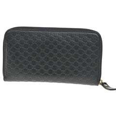 Gucci Signature Zip Around Wallet Guccissima Leather