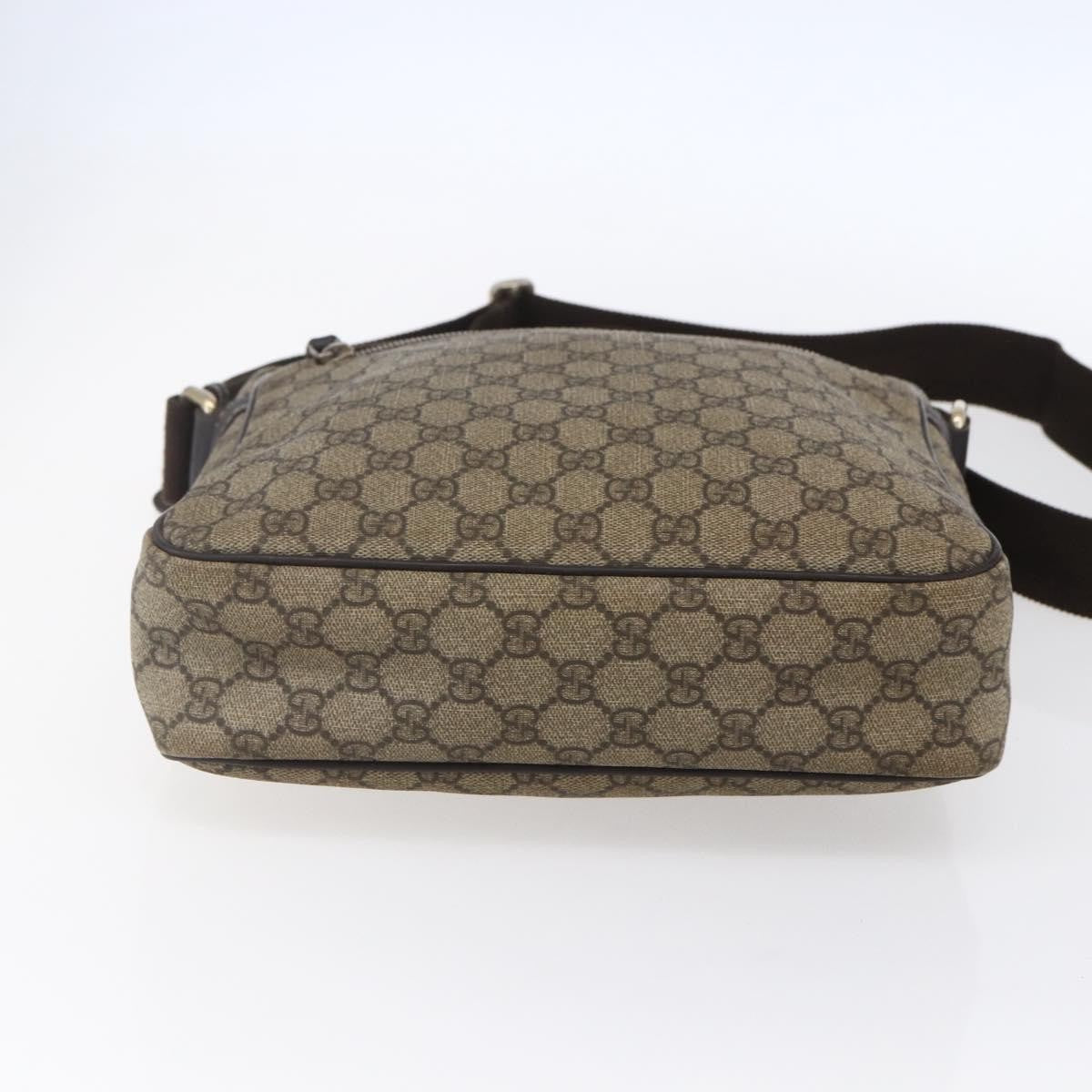 Gucci Front Zip Messenger GG Coated Canvas