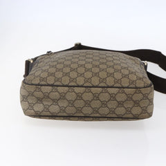 Gucci Front Zip Messenger GG Coated Canvas