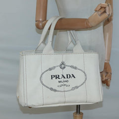 Prada Canapa Tote Canvas
