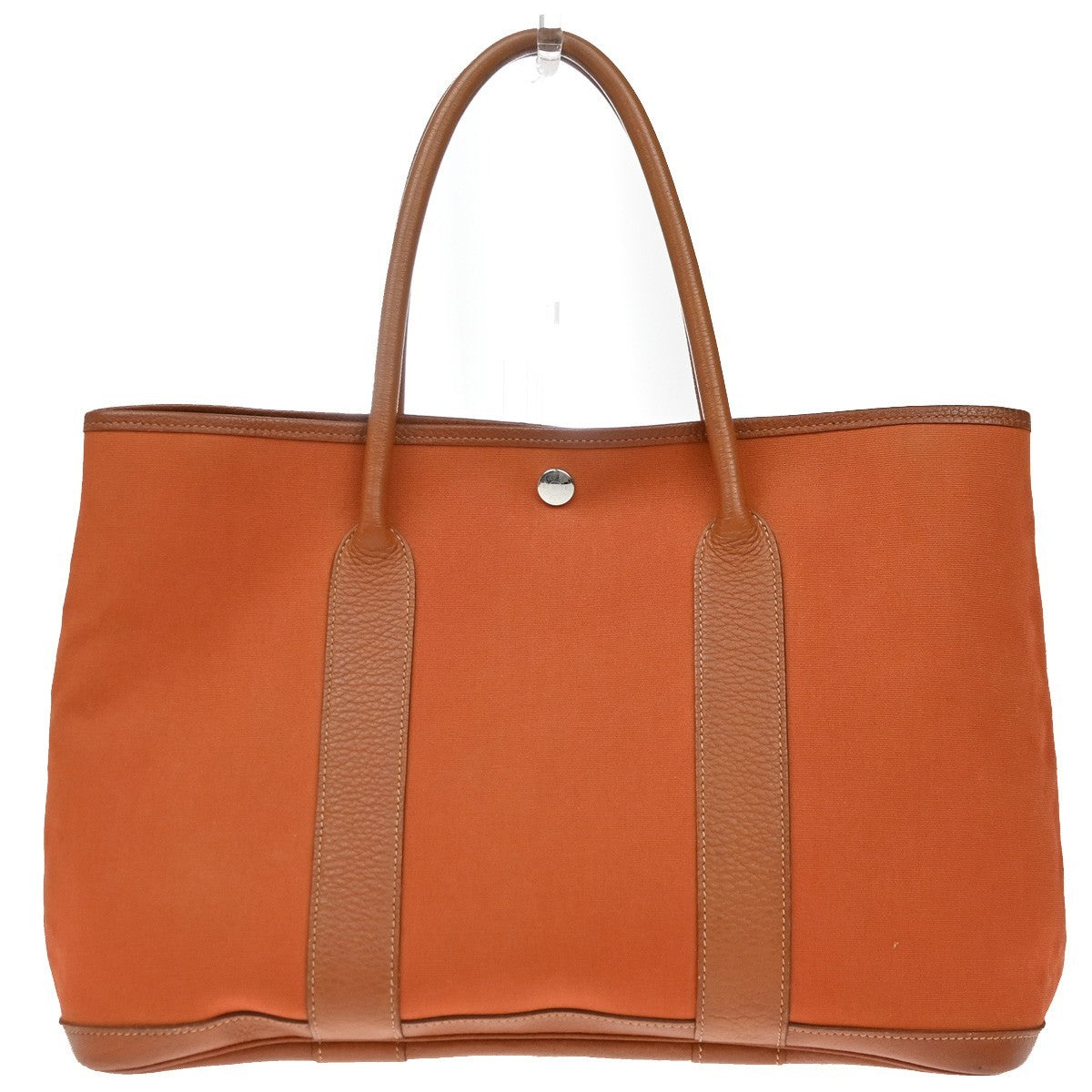 Hermes Garden Party Tote Canvas and Leather