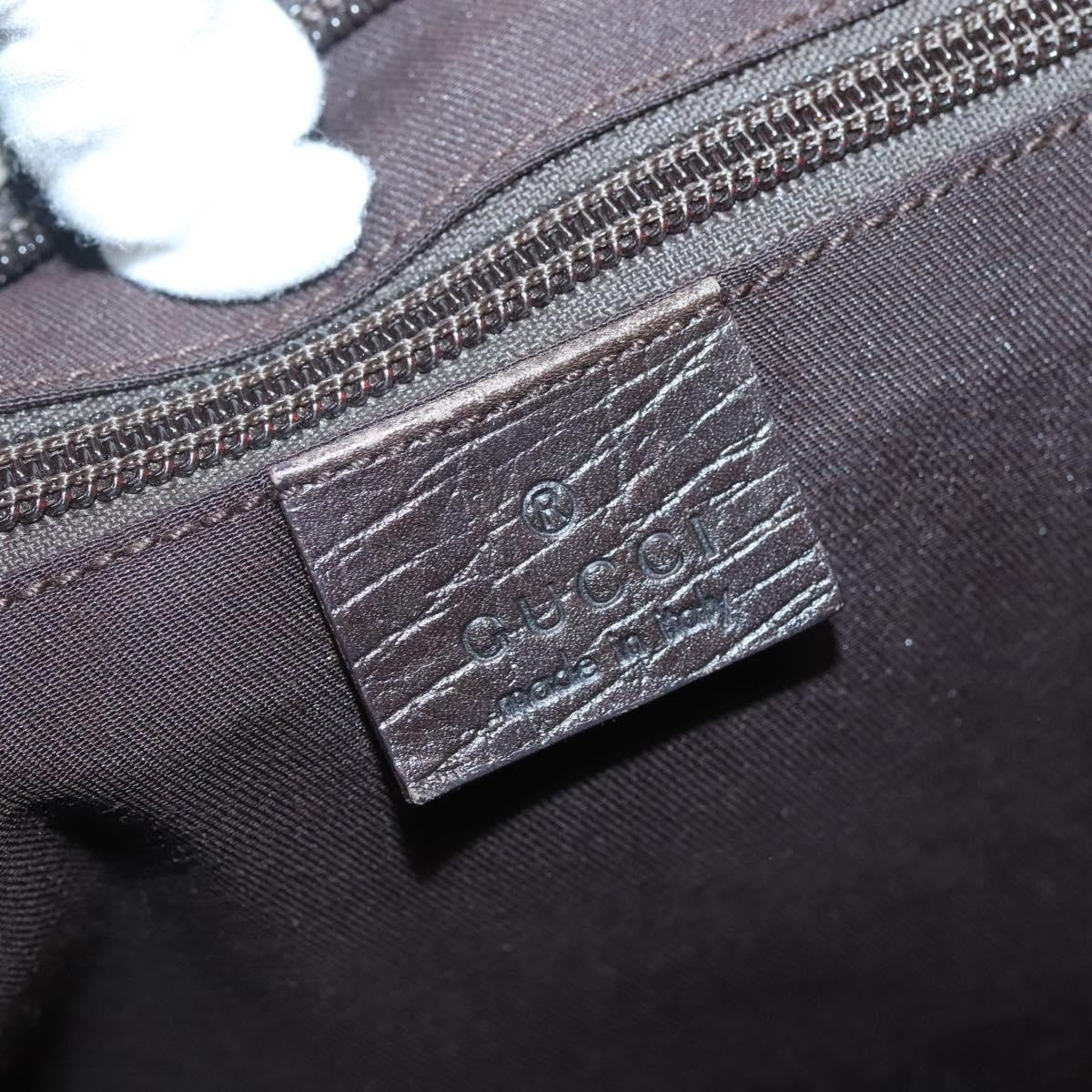 Gucci Zip Top Messenger Bag GG Coated Canvas